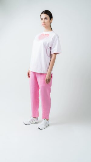Pink heart top t-shirt - epoqueu