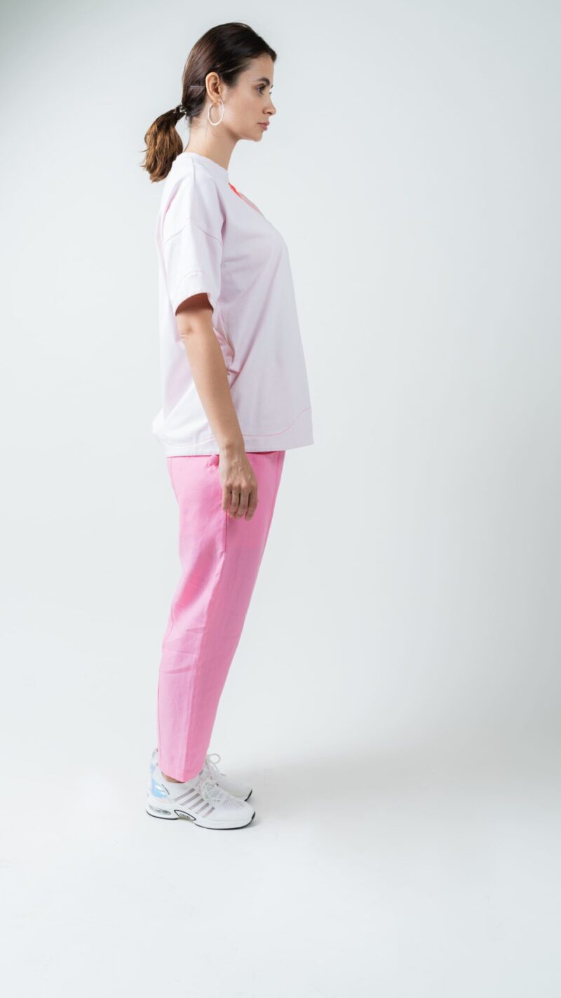 Pink heart top t-shirt - epoqueu