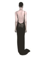 bogdar - Milly long backless sequin dress - epoqueu