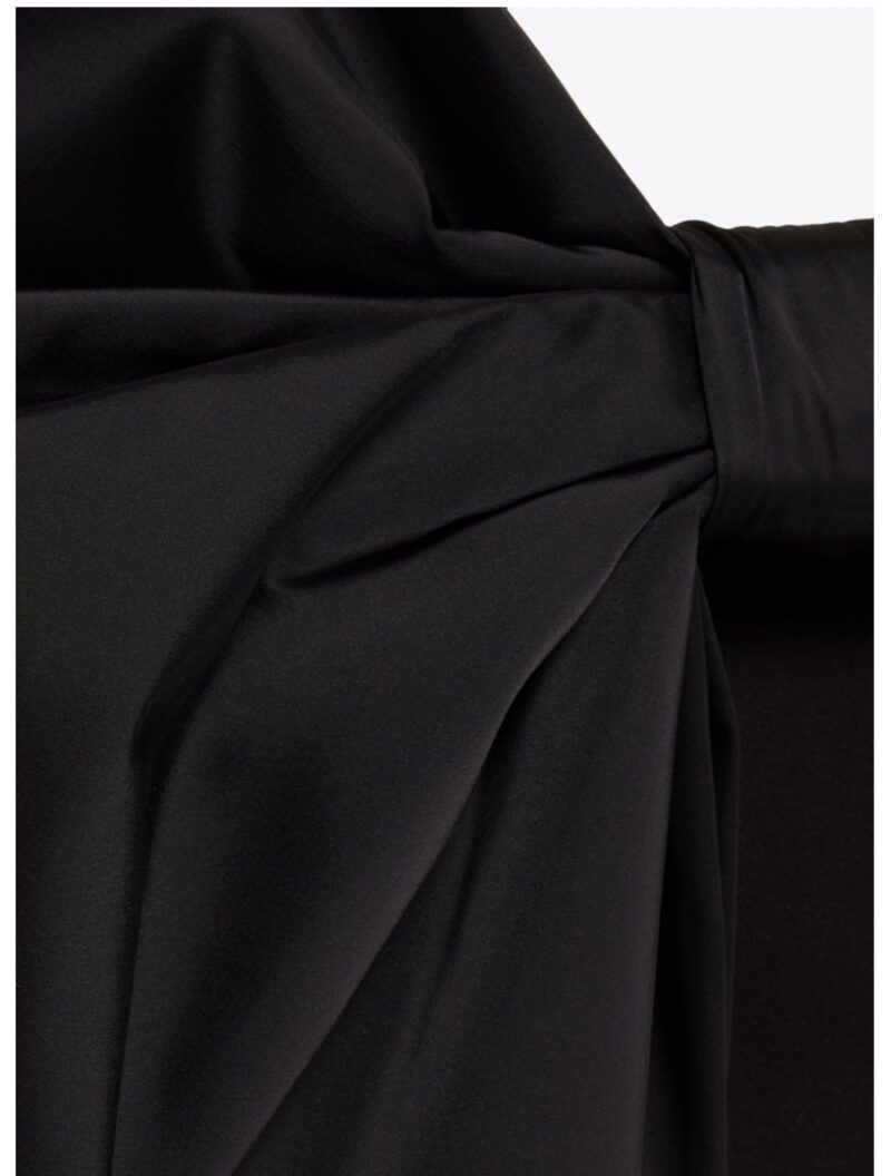 GmbH- Black bandeau top with bow - epoqueu