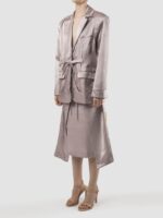 Sean Sheila -  Lilac tailored suit with unfinished layered - epoqueu