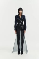 Sean Sheila - Black tailored jacket with corset - epoqueu