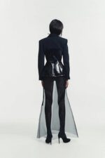 Sean Sheila - Black tailored jacket with corset - epoqueu