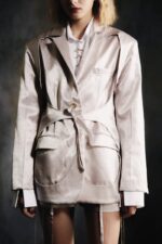Sean Sheila -  Lilac tailored suit with unfinished layered - epoqueu