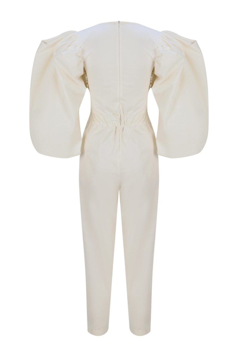 Jumpsuit with puffy sleeves - epoqueu